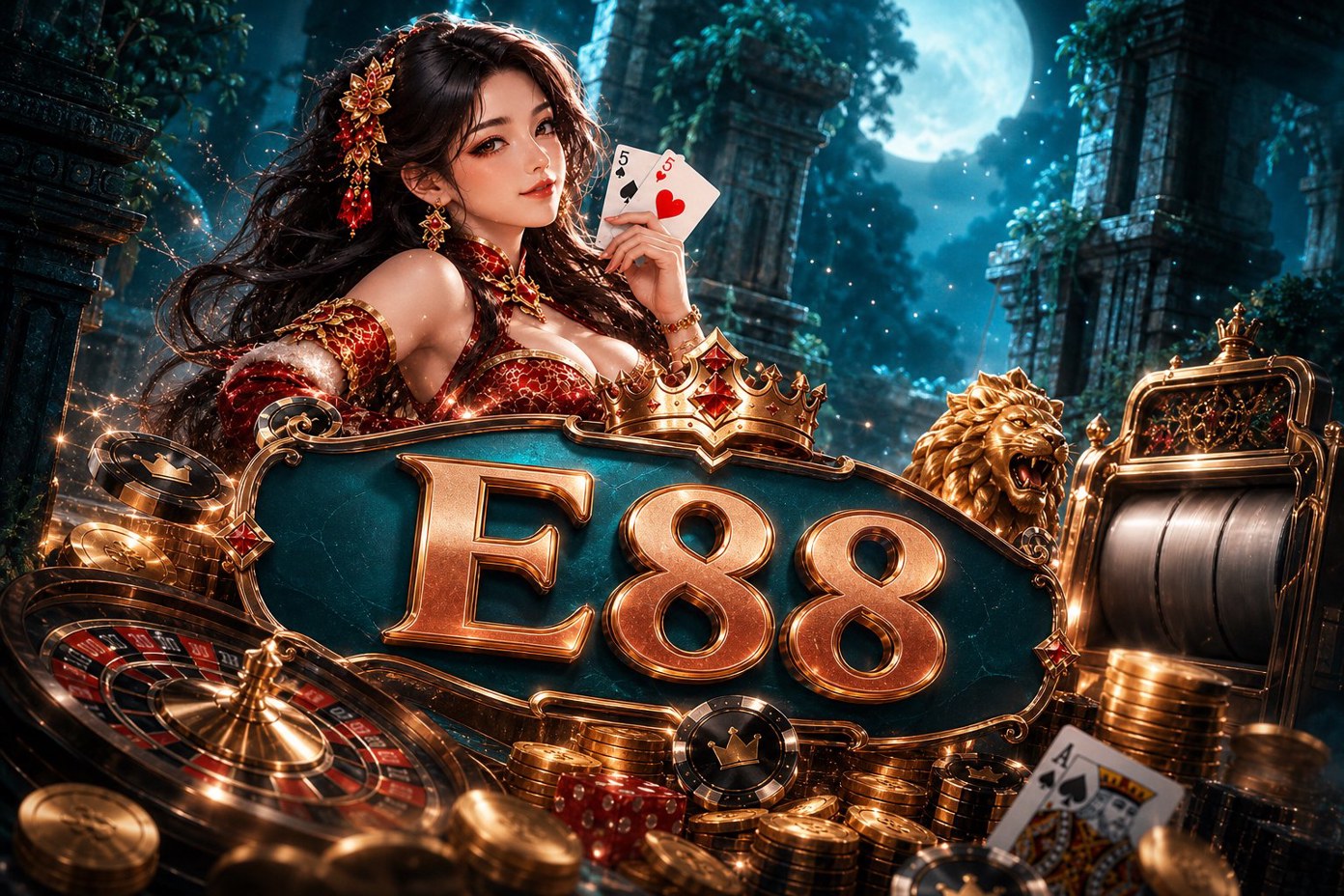 Màn hình giới thiệu Big Bass Bonanza trên E88 với hướng dẫn cơ bản